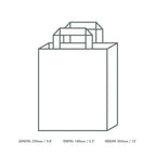 Vegware Large recycled paper carrier (10in width, volume 11.6L)