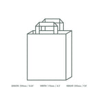 Vegware Medium recycled paper carrier (8.5in width, volume 6.0L)