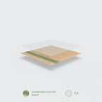 Vegware 6oz / 180ml brown kraft hot cup, 72-Series