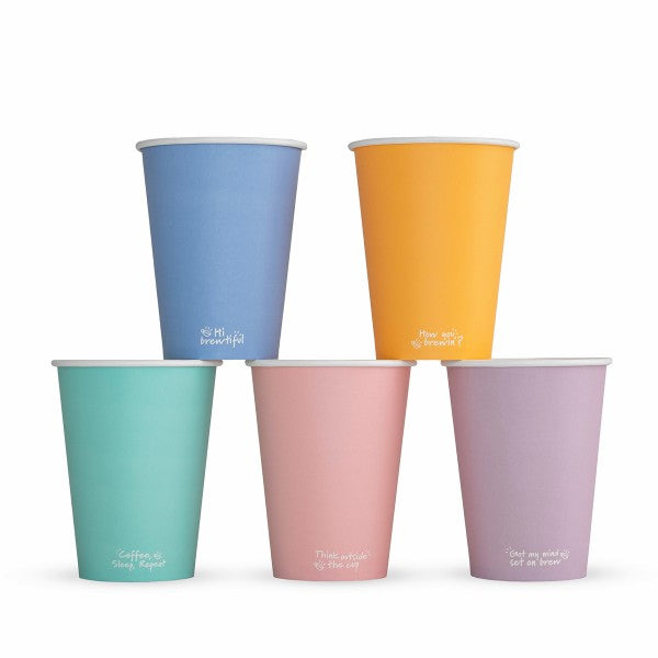 Vegware 12oz / 360ml Feel Good hot cup, 89-Series - EU