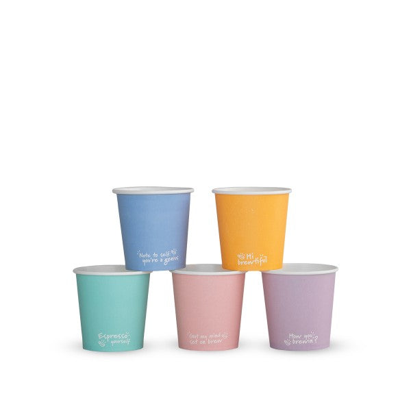 Vegware 4oz / 120ml Feel Good hot cup, 62-Series