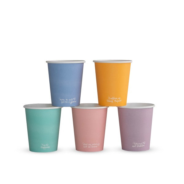 Vegware 6oz / 180ml Feel Good hot cup, 72-Series