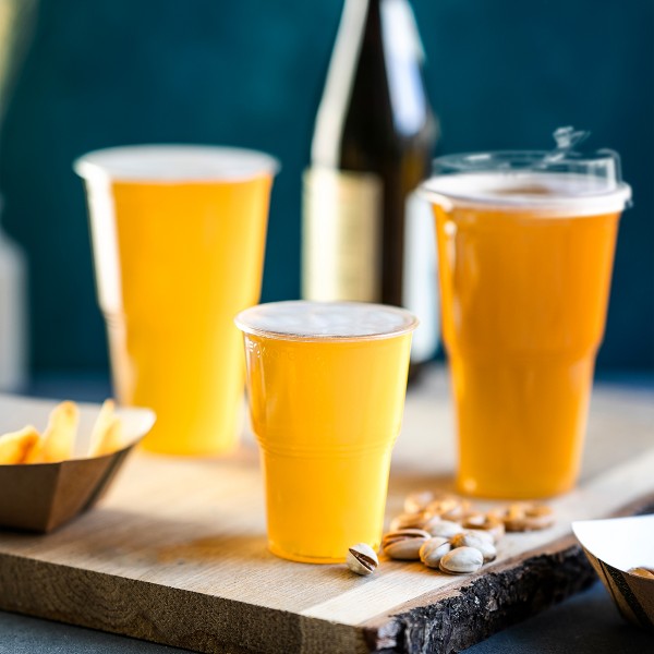 Vegware Half pint to brim PLA cup, UKCA UKNI CE mark