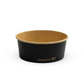 Vegware 24oz / 750ml round black food container, 150-Series