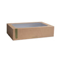 Vegware Regular platter box and insert (31 x 22.5 x 8.2cm)