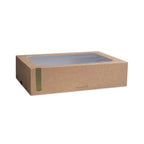 Vegware Regular platter box and insert (31 x 22.5 x 8.2cm)