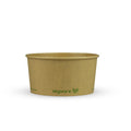 Vegware 34oz / 1000ml round kraft food container, 150-Series