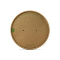 Vegware Round kraft paper lid, 150-Series