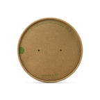 Vegware Round kraft paper lid, 150-Series