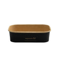Vegware 16oz / 500ml rectangular black food container
