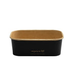 Vegware 24oz / 750ml rectangular black food container