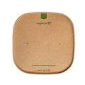 Vegware Square kraft paper lid