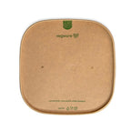 Vegware Square kraft paper lid