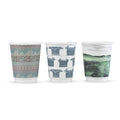 Vegware 8oz / 250ml Gallery design double wall hot cup, 79-Series