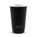 Vegware 16oz / 500ml black double wall  cup, 89-Series