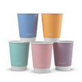 Vegware 12oz / 360ml Feel Good double wall hot cup, 89-Series