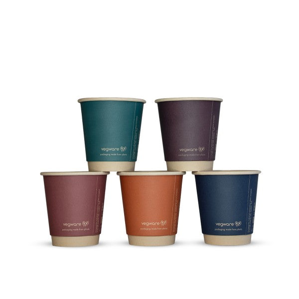 Vegware 8oz / 250ml Feel Snug double wall hot cup, 79-Series