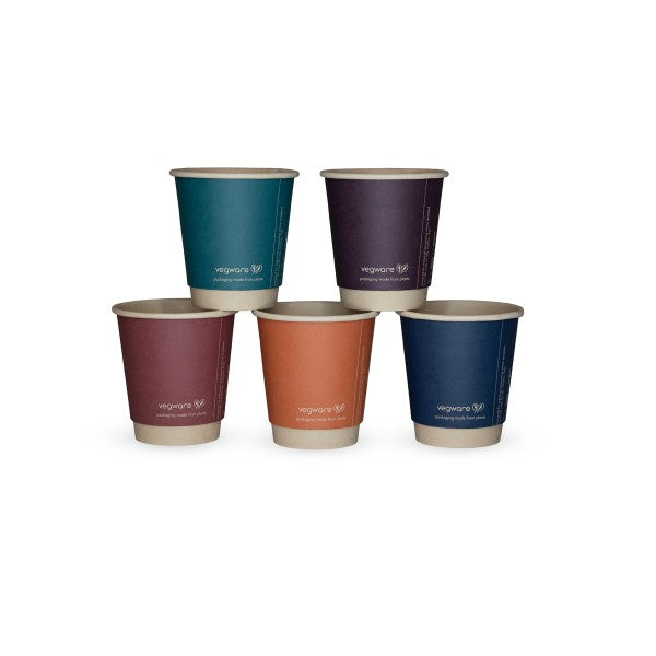 Vegware 10oz / 320ml Feel Snug double wall hot cup, 89-Series