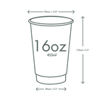 Vegware 16oz / 500ml Feel Snug double wall hot cup, 89-Series
