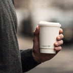 Vegware 12oz / 360ml white double wall hot cup, 89-Series