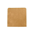 Vegware 8.5 x 8.5in / 215 x 215mm recycled kraft flat bag