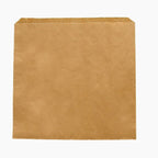 Vegware 12 x 12in / 315 x 315mm recycled kraft flat bag