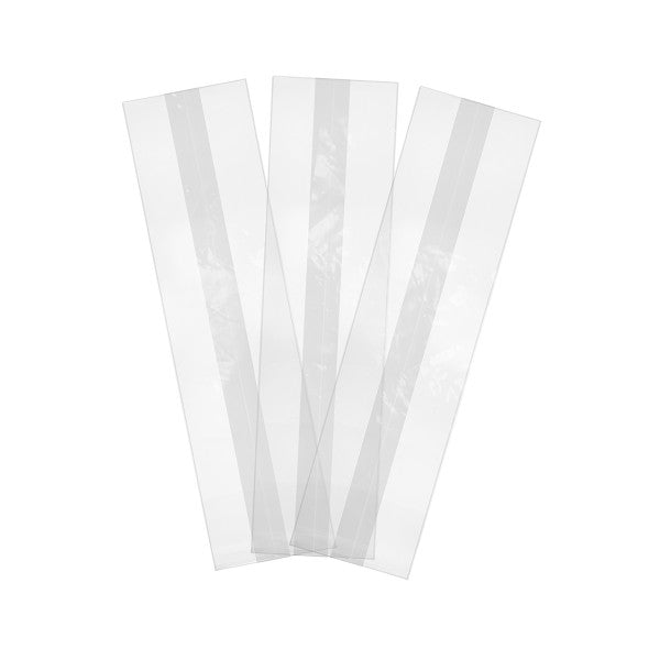 Vegware 100 x 350mm clear NatureFlex baguette bag