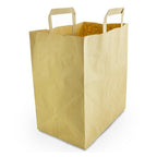 Vegware Large recycled paper carrier (10in width, volume 11.6L)