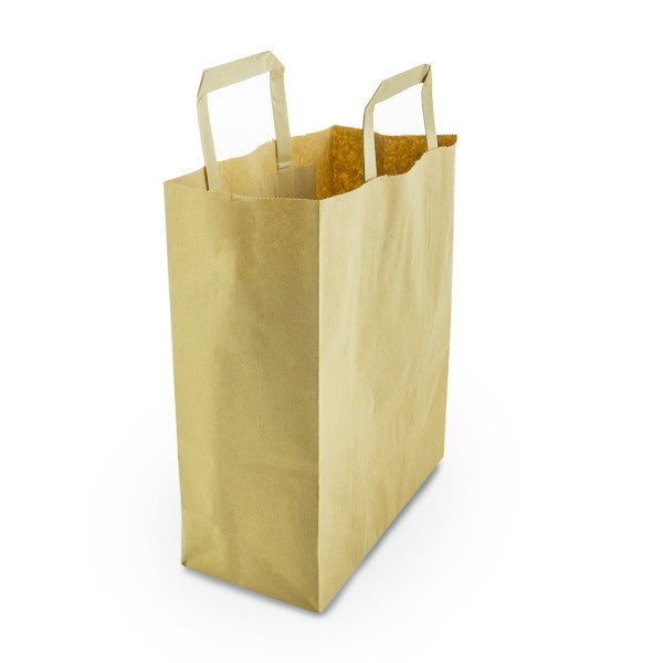 Vegware Medium recycled paper carrier (8.5in width, volume 6.0L)