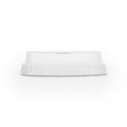 Vegware 76-Series PLA flat lid, straw slot