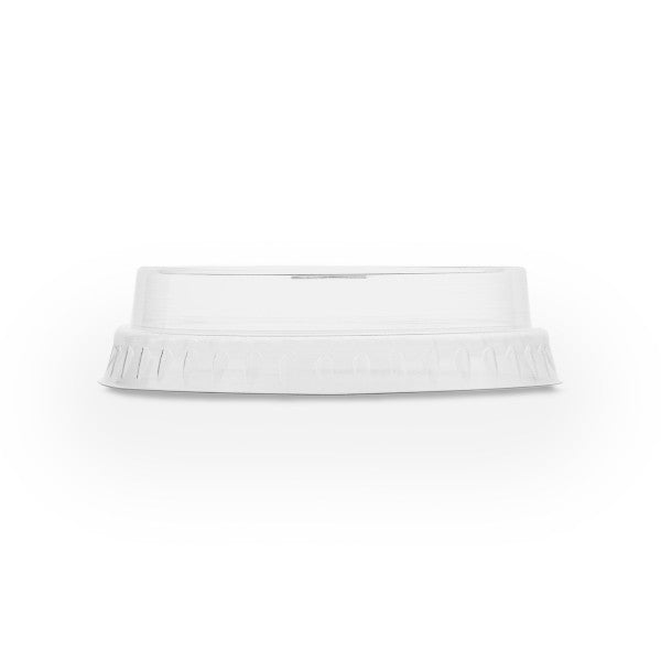 Vegware 76-Series PLA flat lid, straw slot