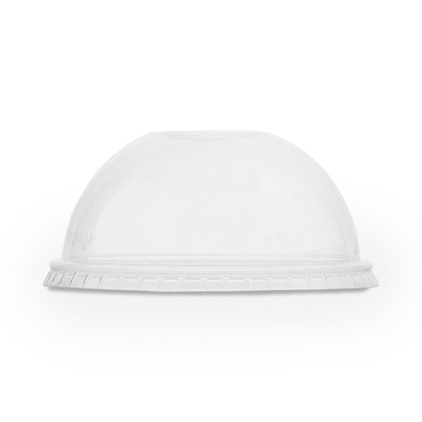 Vegware 96-Series PLA dome lid, straw slot