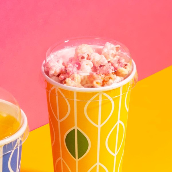 Vegware 76-Series PLA flat lid, no hole