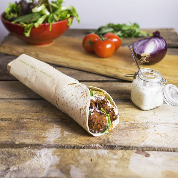 Vegware Ovenable wrap 11 x 2.5 x 8in / 290 x 50 x 200mm