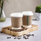 Vegware 8oz / 250ml brown kraft double wall hot cup, 79-Series