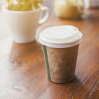 Vegware 6oz / 180ml brown kraft hot cup, 72-Series