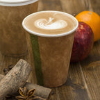Vegware 8oz / 250ml brown kraft hot cup, 79-Series