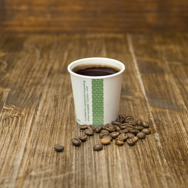 Vegware 4oz / 120ml white hot cup, 62-Series
