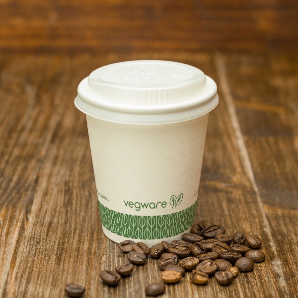 Vegware 72-Series CPLA hot cup lid