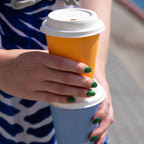 Vegware 10oz / 320ml Feel Good hot cup, 89-Series