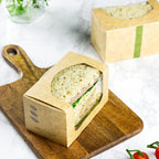 Vegware Bloomer sandwich kraft carton