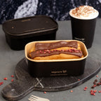Vegware 24oz / 750ml rectangular black food container
