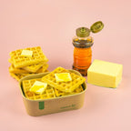 Vegware 24oz / 750ml rectangular kraft food container