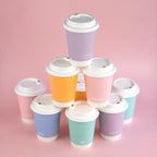 Vegware 12oz / 360ml Feel Good double wall hot cup, 89-Series