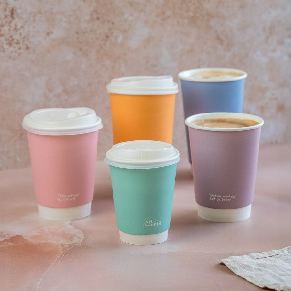Vegware 8oz / 250ml Feel Good double wall hot cup, 79-Series