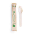 Vegware 6.5in compostable wooden fork