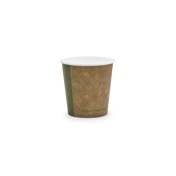 Vegware 4oz / 120ml brown kraft hot cup, 62-Series