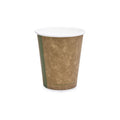 Vegware 6oz / 180ml brown kraft hot cup, 72-Series - EU