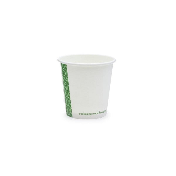 Vegware 4oz / 120ml white hot cup, 62-Series