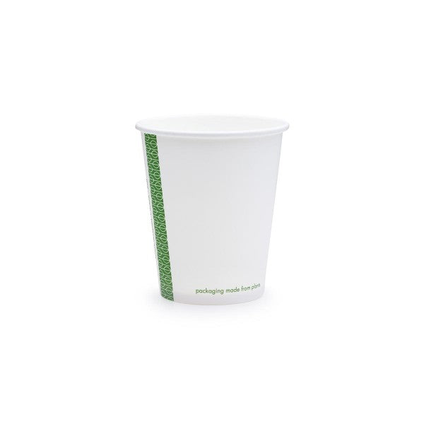 Vegware 6oz / 180ml white hot cup, 72-Series